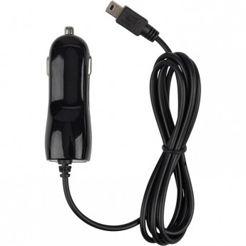 Автозарядка в прикуриватель REXANT microUSB шнур спираль 1.2 м черная