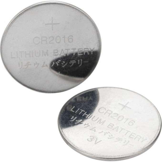 Батарейка литиевая REXANT CR2016, 3В, 5 шт, блистер 30-1106