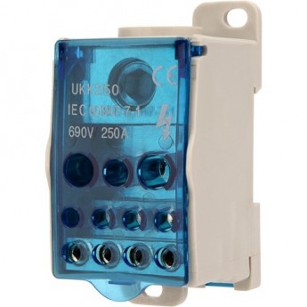 Блок распределительный REXANT РБД-250А на DIN-рейку