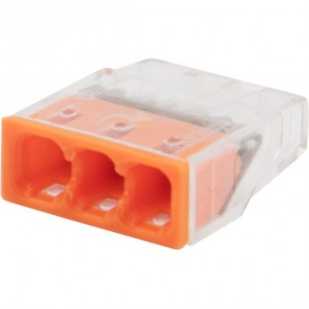 Экспресс-клемма REXANT СМК 2273-203, 3-проводная 0.5-2.5 мм², прозрачная (100 шт./уп.) Экспресс-клемма REXANT СМК 2273-203, 3-проводная 0.5-2.5 мм², прозрачная (100 шт./уп.)