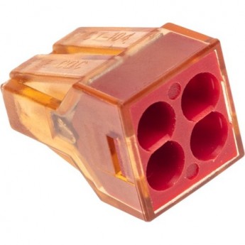 Экспресс-клемма REXANT СМК 773-604 с пастой, 4-проводная 0,75-4 мм² (50 шт/уп) Экспресс-клемма REXANT СМК 773-604 с пастой, 4-проводная 0,75-4 мм² (50 шт/уп)