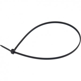 Хомут-стяжка REXANT нейлоновая с тройным замком 300x7.6 мм черная, 100 шт. Хомут-стяжка REXANT нейлоновая с тройным замком 300x7.6 мм черная, 100 шт.