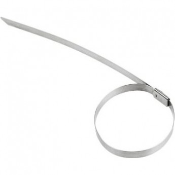 Хомут-стяжка REXANT стальная 200x7.9 мм, 10 шт. Хомут-стяжка REXANT стальная 200x7.9 мм, 10 шт.