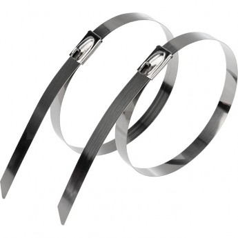 Хомут-стяжка REXANT стальной 300x4.6 мм, 100шт. Хомут-стяжка REXANT стальной 300x4.6 мм, 100шт.