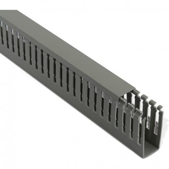 Кабель-канал REXANT перфорированный самоклеящийся 25х40 серый