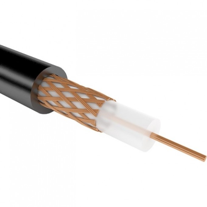 Кабель коаксиальный REXANT РК 75-2-11А 400 м черный 01-2681