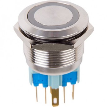 Кнопка антивандальная REXANT 22 250В б/фикс подсветка зеленая