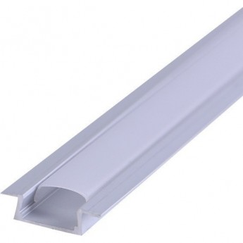 Комплект врезного алюминиевого профиля REXANT с рассеивателем, 22х6мм, 1м Комплект врезного алюминиевого профиля REXANT с рассеивателем, 22х6мм, 1м