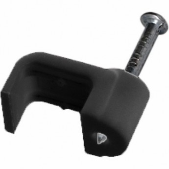 Крепеж кабеля REXANT плоский 10 х 5 мм черный, 50 шт. Крепеж кабеля REXANT плоский 10 х 5 мм черный, 50 шт.