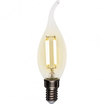 Лампа филаментная REXANT CN37 7.5 Вт 2700K E14 прозрачная колба