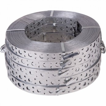 Лента монтажная REXANT перфорированная прямая 25 м Лента монтажная REXANT перфорированная прямая 25 м