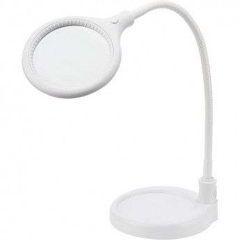 Лупа с подсветкой REXANT 3D 30 LED настольная подставка+прищепка