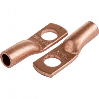 Наконечник медный REXANT ТМ 25–10–8 (25мм² - Ø 10мм) (в упак. 5 шт.) Наконечник медный REXANT ТМ 25–10–8 (25мм² - Ø 10мм) (в упак. 5 шт.)