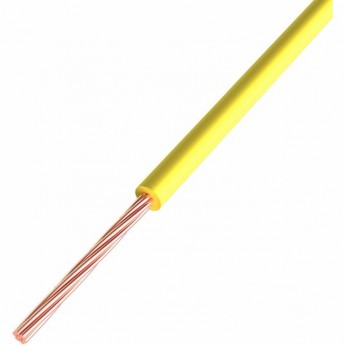 Провод ПГВА REXANT 1х2.50 мм² желтый 100 м Провод ПГВА REXANT 1х2.50 мм² желтый 100 м