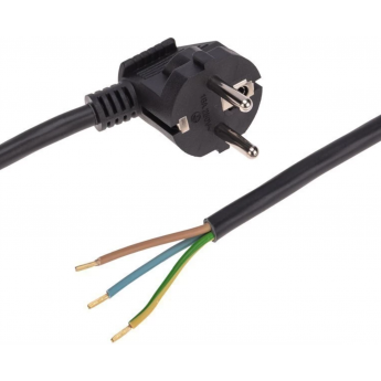 Шнур электрический REXANT с вилкой ПВС 3х1,5 мм2 5м, черный Шнур электрический REXANT с вилкой ПВС 3х1,5 мм2 5м, черный