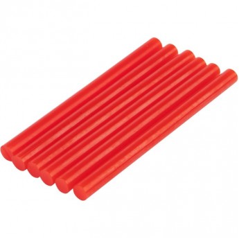 Стержни клеевые REXANT Ø7 мм, 100 мм, красные (6 шт/уп), блистер