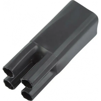 Термоусаживаемая перчатка REXANT на 4 жилы 90.0/45.0 мм черная