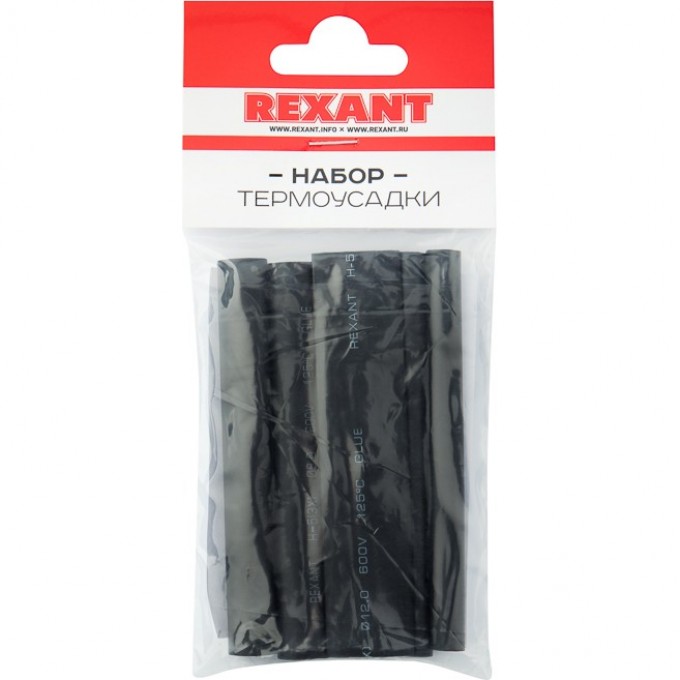 Термоусаживаемые трубки REXANT GLUE 3:1, 7 шт. 29-0107