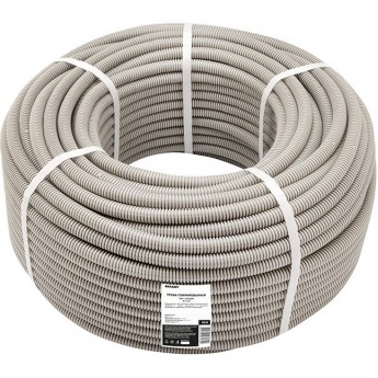 Труба гофрированная REXANT 25 мм с зондом, 50 м