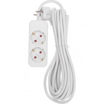 Удлинитель REXANT STANDARD 2 гнезда, 5м, 3х1,0мм², с/з, белый Удлинитель REXANT STANDARD 2 гнезда, 5м, 3х1,0мм², с/з, белый