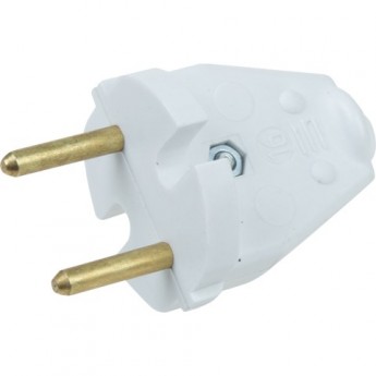 Вилка REXANT универсальная без заземляющего контакта, 6А