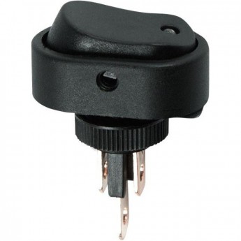 Выключатель клавишный REXANT 12V с зеленой LED подсветкой