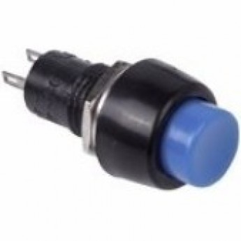 Выключатель-кнопка REXANT PBS-20В MICRO 250V 2А (2с) OFF-(ON) Б/Фикс синяя
